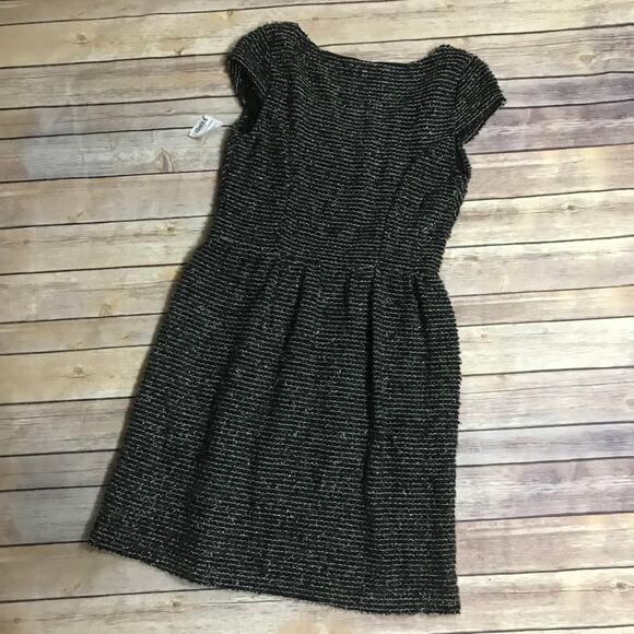 Socialite Womens Dress Size Large Tweedy Pullover Charcoal Gray Sparkly NEW - Picture 4 of 4